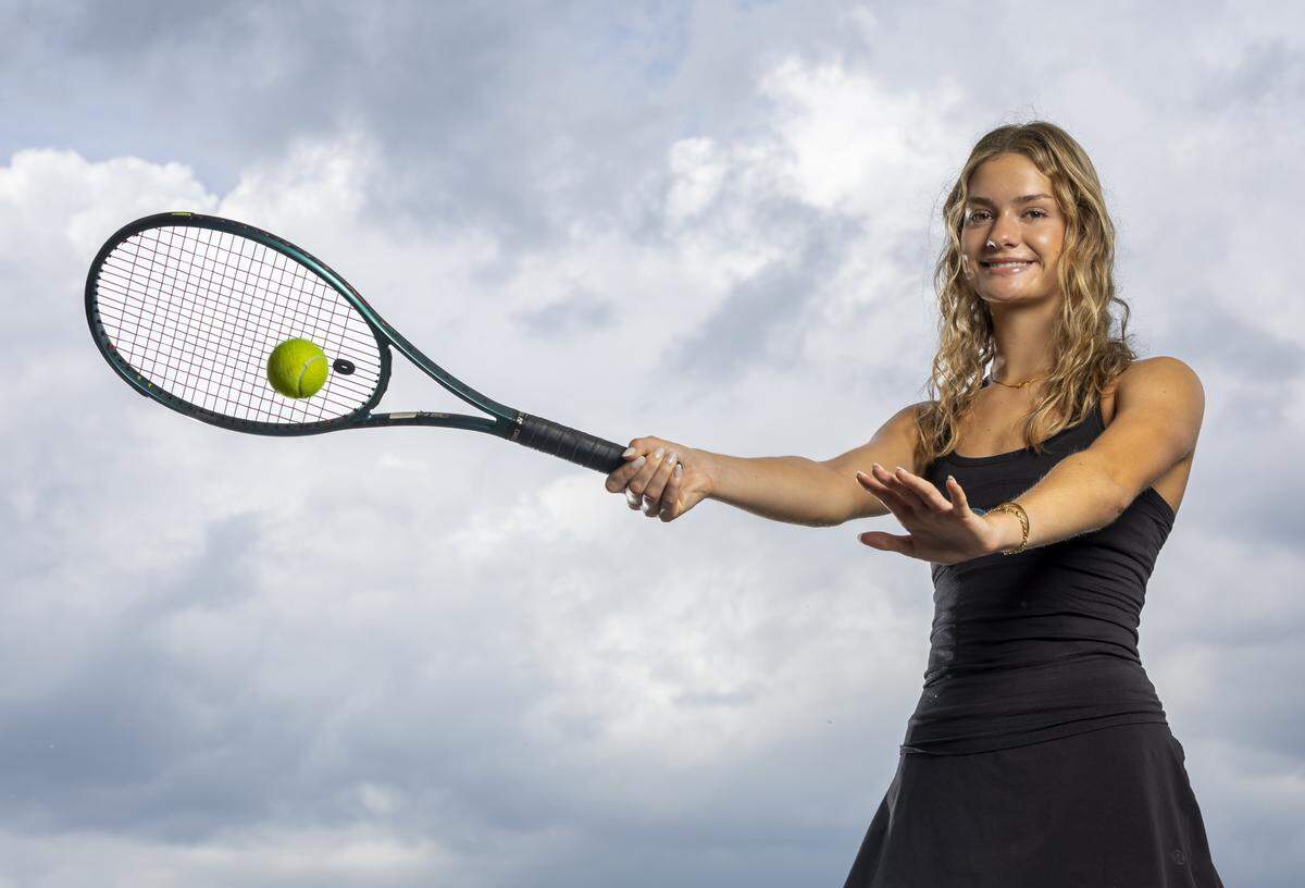 Jessica McLean, Tennis, Archbishop Mccarthy High School. All-Broward players photographed at Brian Piccolo Sports Park on Wednesday, May 13, 2026, in Cooper City, Fla.