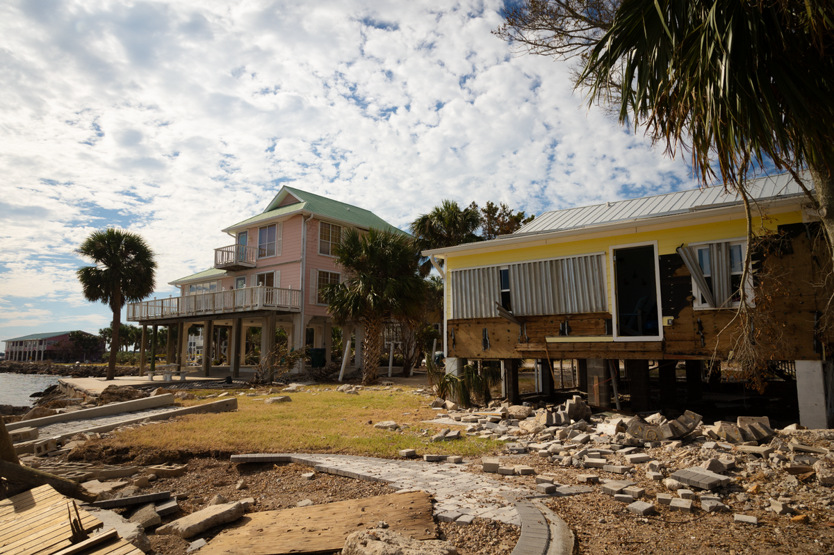 The Gulf of Mexico flooded even some of the elevated homes in Cedar Key from Helene’s record storm surge.