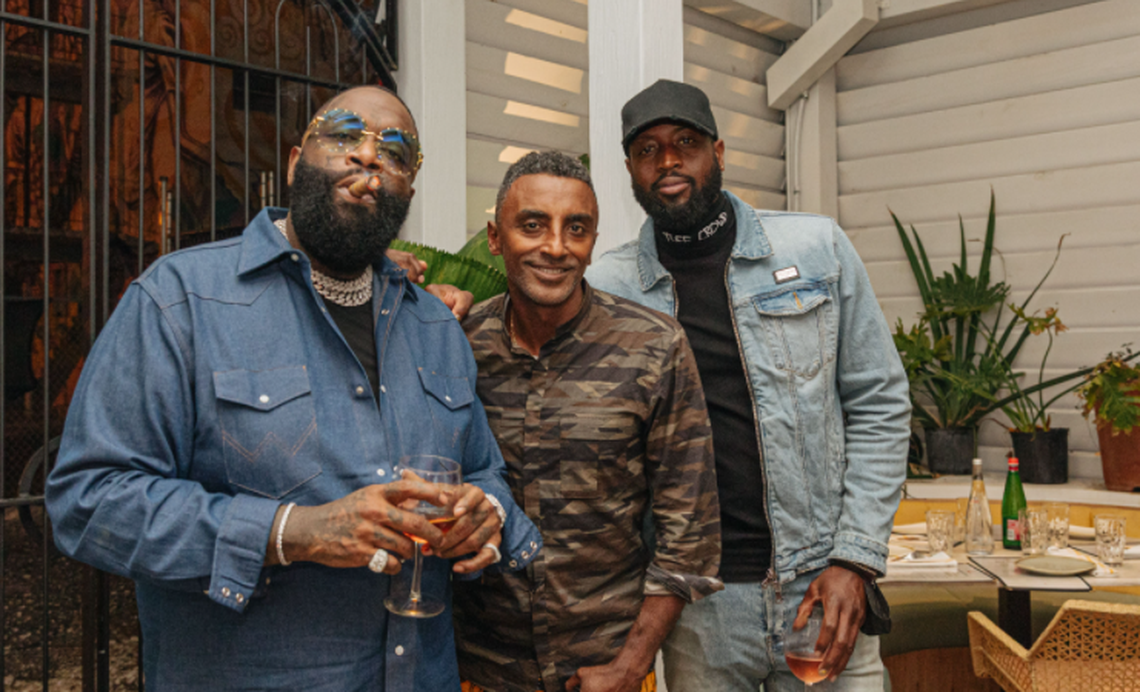 Rick Ross, Marcus Samuelsson, Dwyane Wade