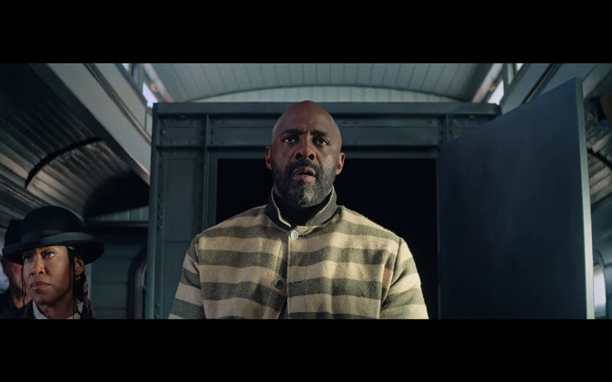 Screenshot from the new Netflix film “The Harder They Fall.”