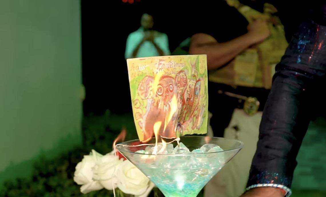 Miami art collector and crypto businessman Martin Mobarak claims he burned the original “Fantasmones Siniestros,” a drawing made by Frida Kahlo in 1944, during a party to launch his own NFTs of the work.