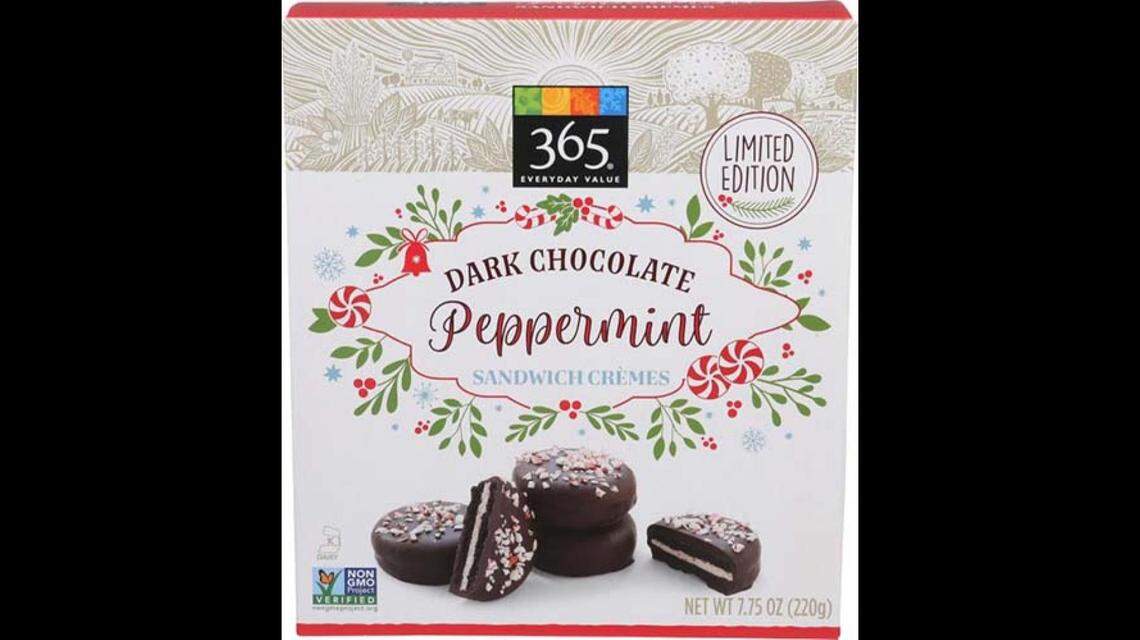 365 Everyday Value Dark Chocolate Peppermint Sandwich Cremes