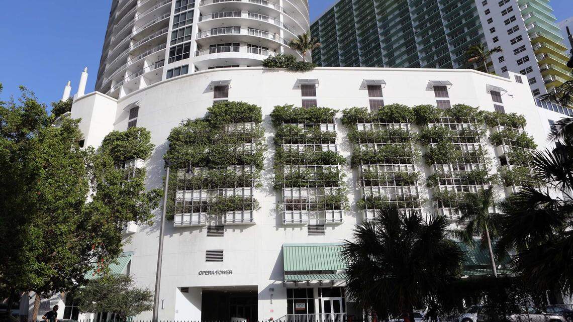 The Opera Tower at 1750 N. Bayshore Drive in downtown Miami, photographed on April 30, 2016.