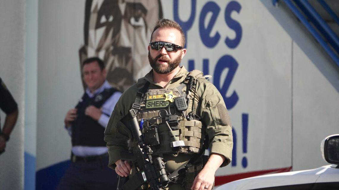 Dillard High School and Dillard Elementary School were on lockdown Monday morning while Fort Lauderdale police check out a report that a student would be bringing a gun onto campus. Cops found nothing.