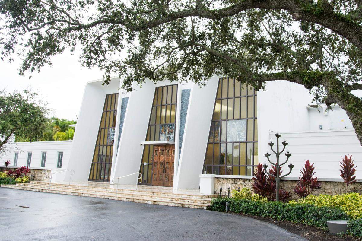Temple Judea, 5500 Granada Blvd., in Coral Gables.