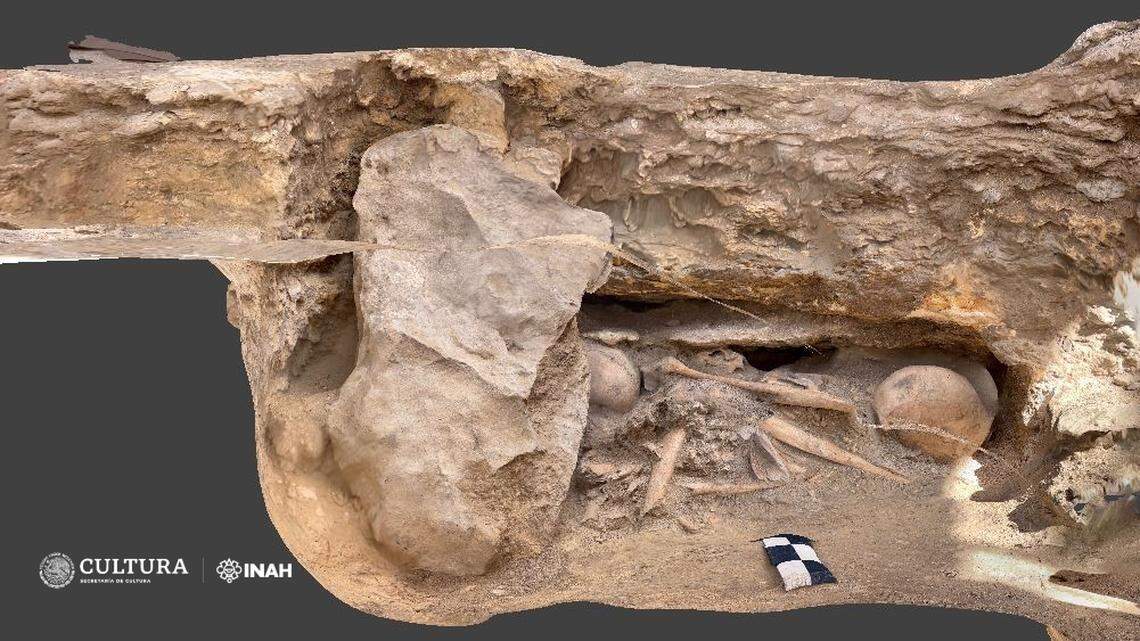 A tomb sat untouched for 1,500 years beneath a street in Mexico, according to officials.