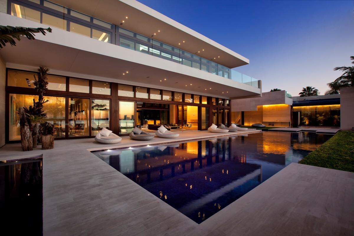 This mansion at 3 Indian Creek Island Road has sold for $50 million, a new record for a single-family home in Miami-Dade County.