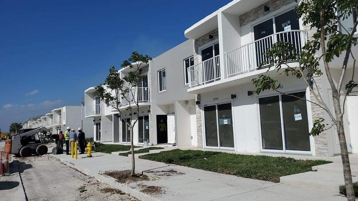 The Faith Group is expecting to finish all of its 143-unit Paradise Gardens project at 14505 SW 260th St. by late March, according to the company’s chief financial officer Roland Faith.