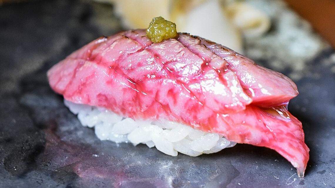 There are three different price levels for the omakase experience at Mr. OmaKase.