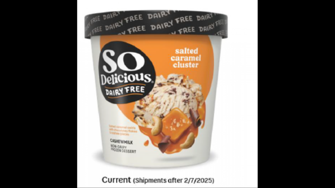 So Delicious Dairy Free Salted Caramel Cluster Non-Dairy Frozen Dessert