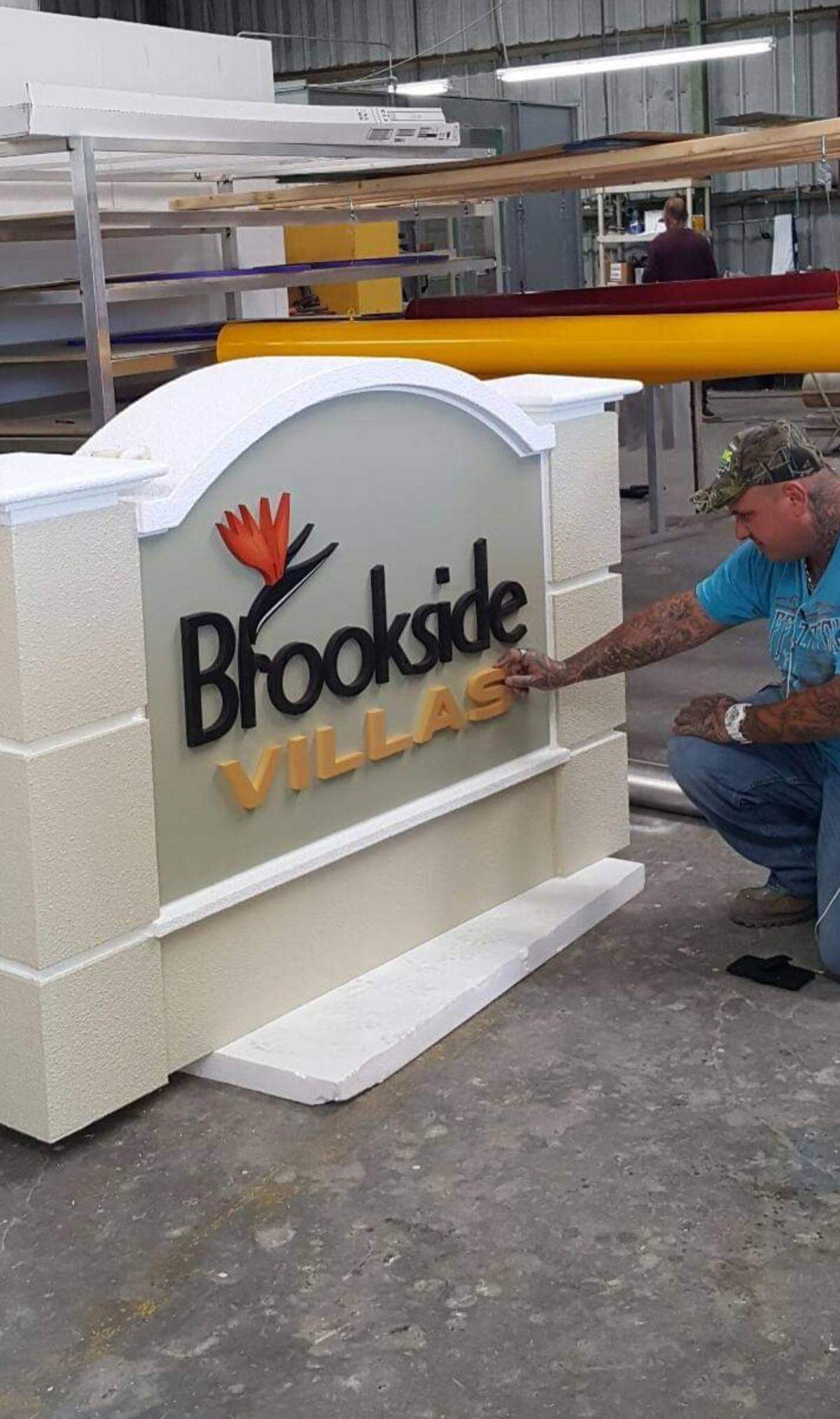 William Ritter painting signs for work before his cocaine addition landed him prison