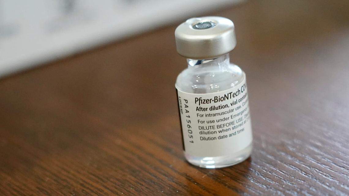 Pfizer said Wednesday initial data show a third dose of its COVID-19 vaccine offers stronger protection against the delta variant. (AP Photo/Rogelio V. Solis)