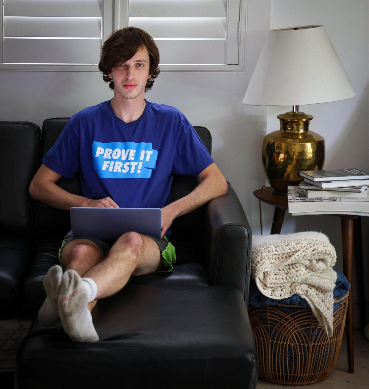 College graduate Joseph Mogul, who lives in Coconut Grove, reflects on the federal indictment of former President Donald Trump: “To me, it’s like somewhat symbolic. It doesn’t change anything about politics in America.”