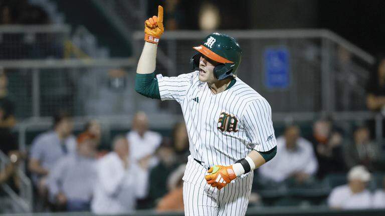 Hurricanes baseball wins slugfest of a finale against Louisville to take series