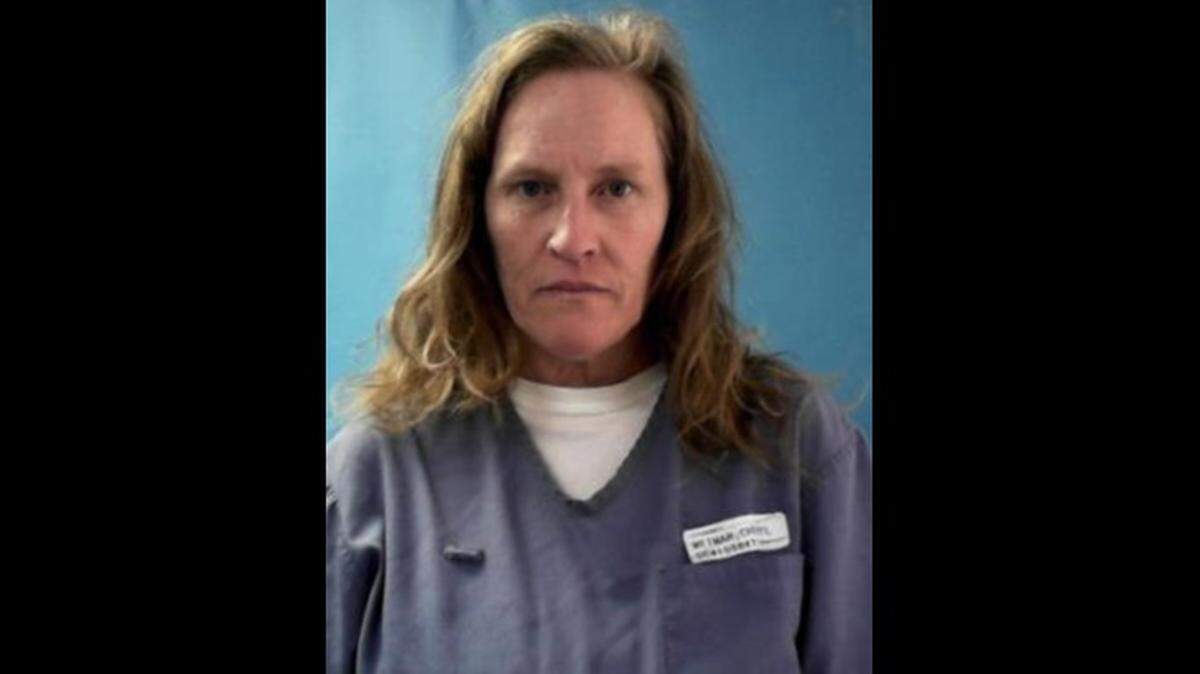 Cheryl A. Weimar en la foto de su ficha policial, antes de ser golpeada y casi ultimada por personal de la Institución Correccional de Lowell.