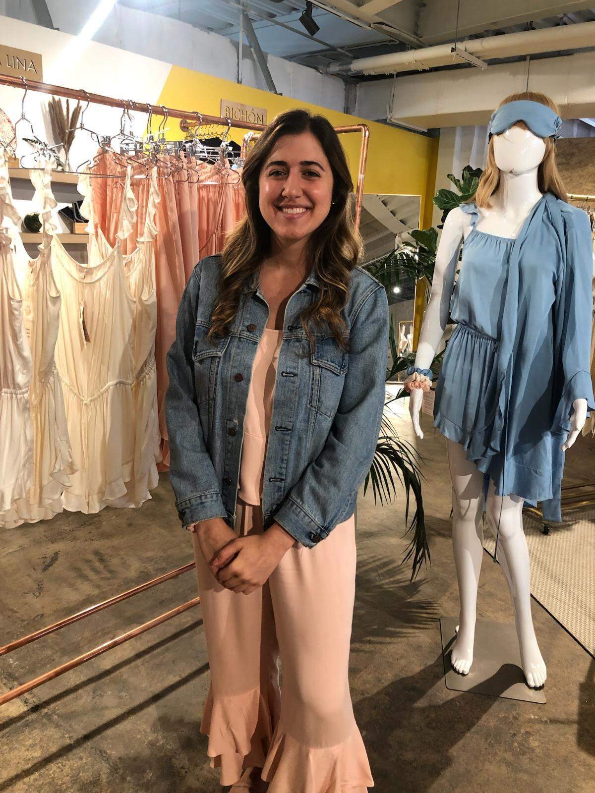 Patricia Simon, founder of Miami-based clothing company Half Asleep, at Pivot Market at the Citadel.