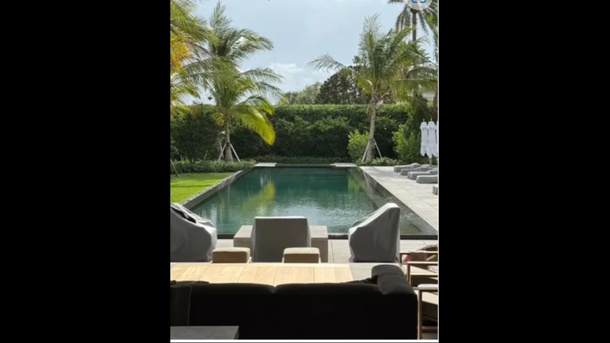 Tom Brady’s pool/Instagram