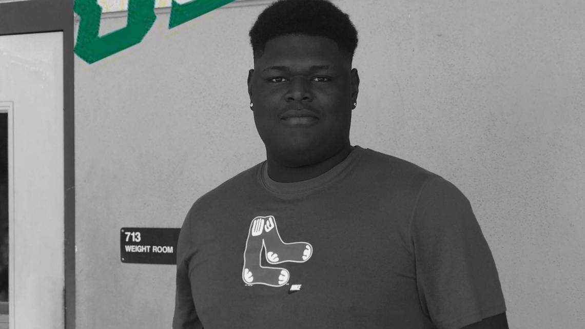 He started with baseball in the Dominican Republic. Now he's getting football offers