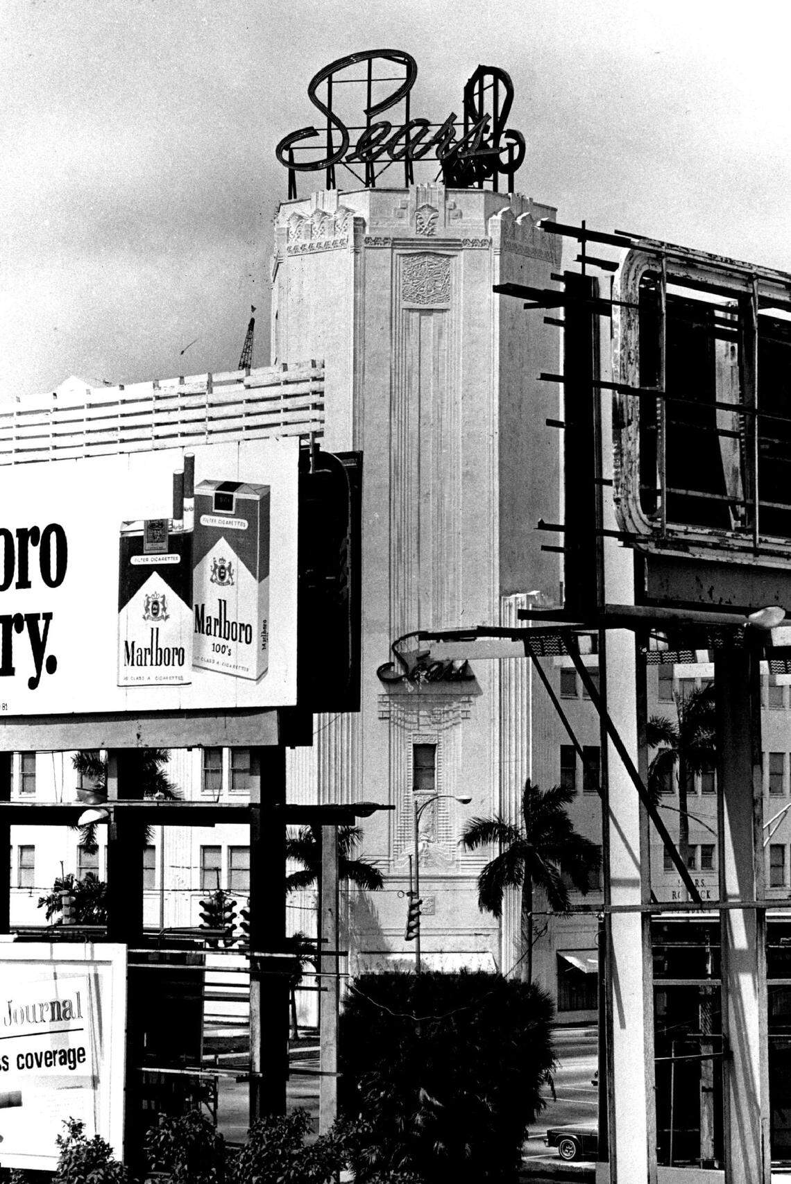 Sears, just north of downtown Miami, in 1982.