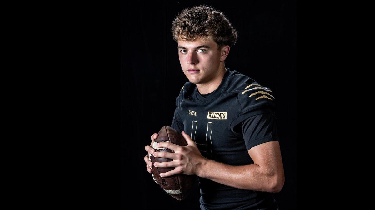 Western High School quarterback Sebastian Circo will start for the Wildcats this season hoping to lead them to their first state championship.