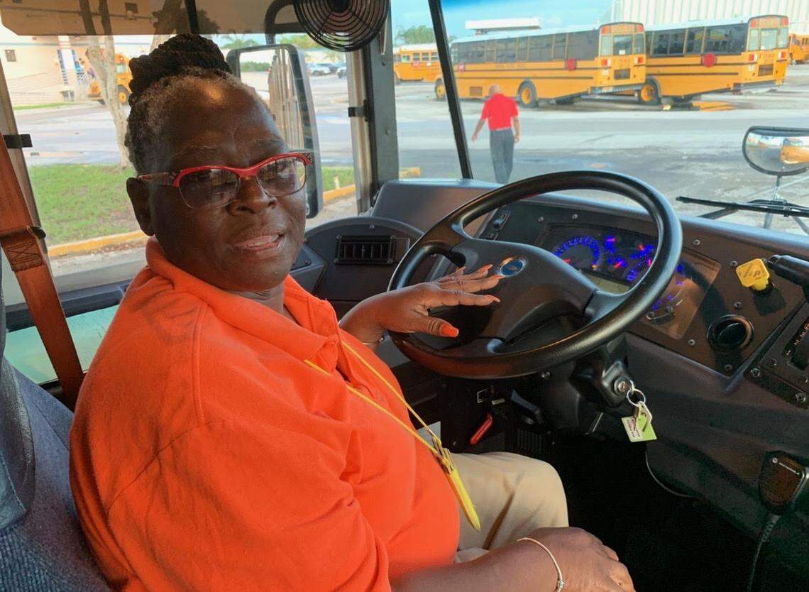 Sally Dials, 61, has over 20 years of experience driving children for Broward County Public Schools. “Driving a bus isn’t a joke, it’s not something that you play with,” said Dials. “...My job is to make sure that every child on the bus is treated properly and that they arrive safely to school and arrive safely back home.”