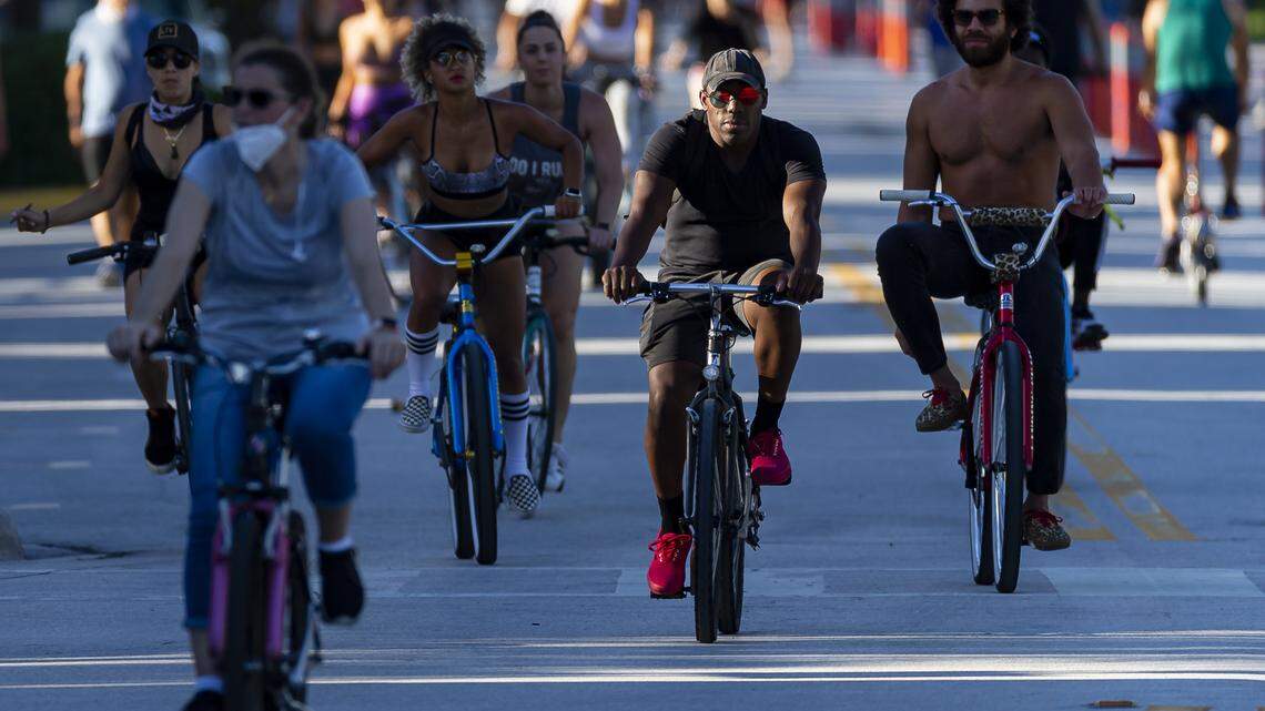 Ocean Drive was closed to cars for eight weeks. Miami Beach is reopening a lane of traffic