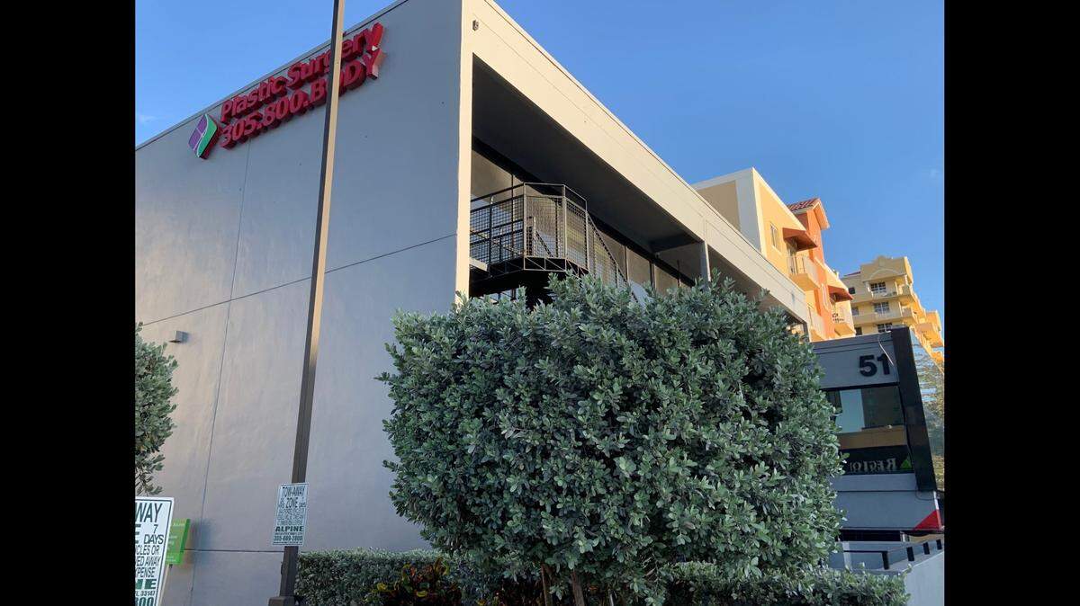 The LeJeune Road offices of Spectrum Aesthetics, 51 SW 42nd Ave. in Miami. Spectrum lists Dr. Oliver Chang among its doctors and a Google search of Chang places his main office here.