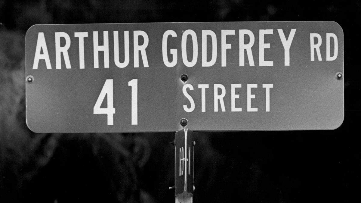 The street sign in Miami Beach.