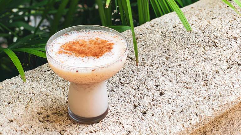 Lift your spirits with a coquito, the traditional Puerto Rican Christmas cocktail