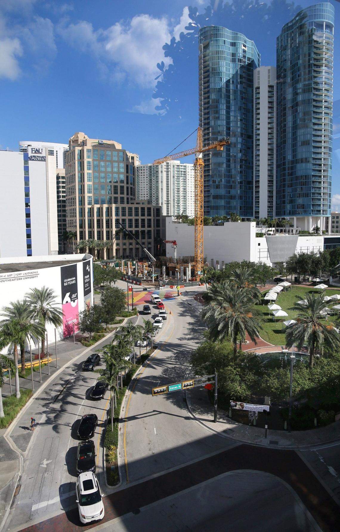 A view of downtown Fort Lauderdale.
