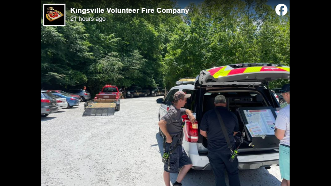 A woman was trampled by a horse at a state park in Maryland, officials say.