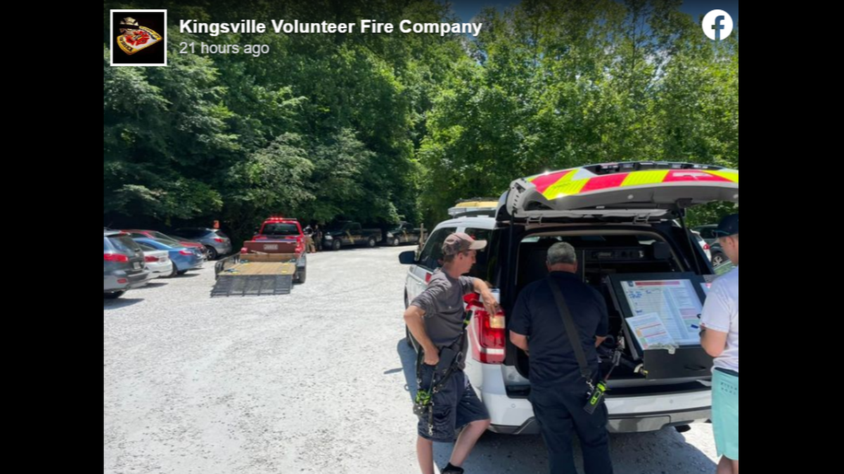 A woman was trampled by a horse at a state park in Maryland, officials say.