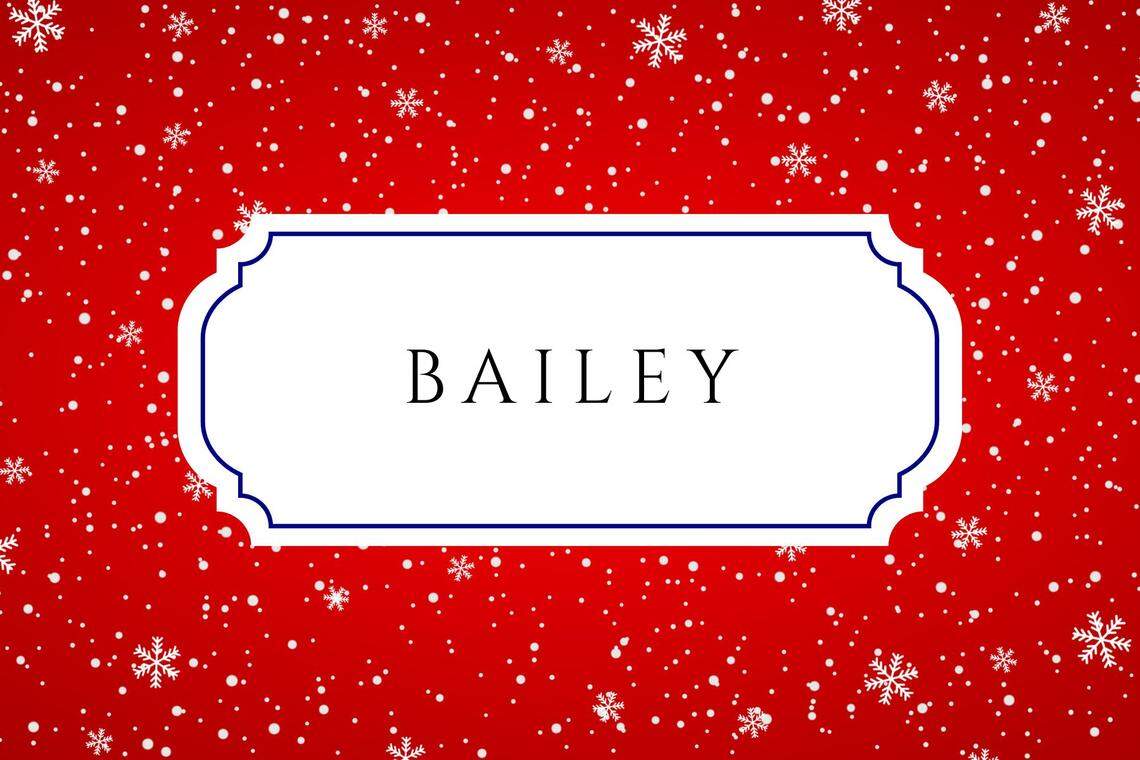 christmas baby names bailey