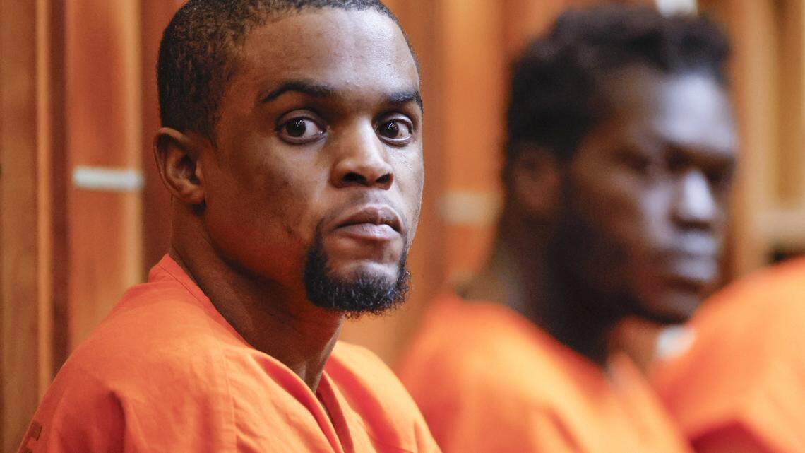 Julius Bernstein, who was convicted of three counts of vehicular manslaughter in a fiery crash that killed a mother and her two daughters, is sentenced before Miami-Dade Circuit Court Judge Zachary James at the Richard E. Gerstein Justice Building in Miami, Florida, on Friday, January 23, 2026. The crash occurred on the 79th Street Causeway on June 27, 2022.