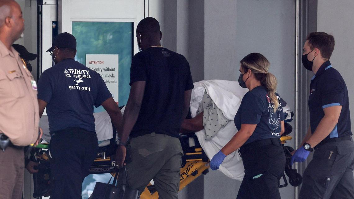 after landing at Fort Lauderdale International Airport on Wednesday, July 7, 2021. 