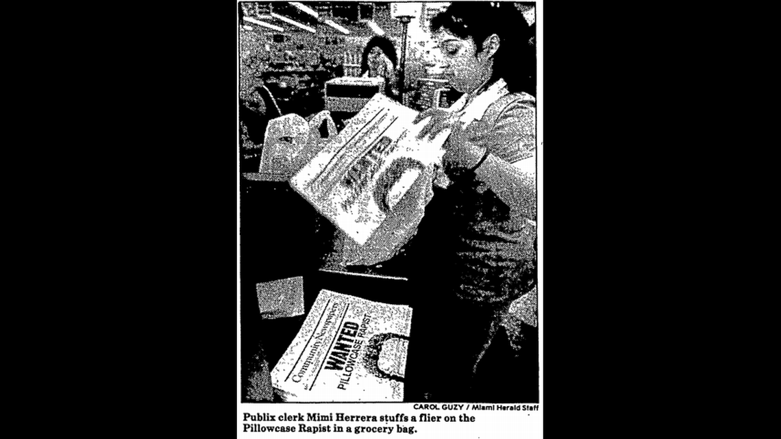 Photo from the Miami Herald published on Feb. 22, 1986.