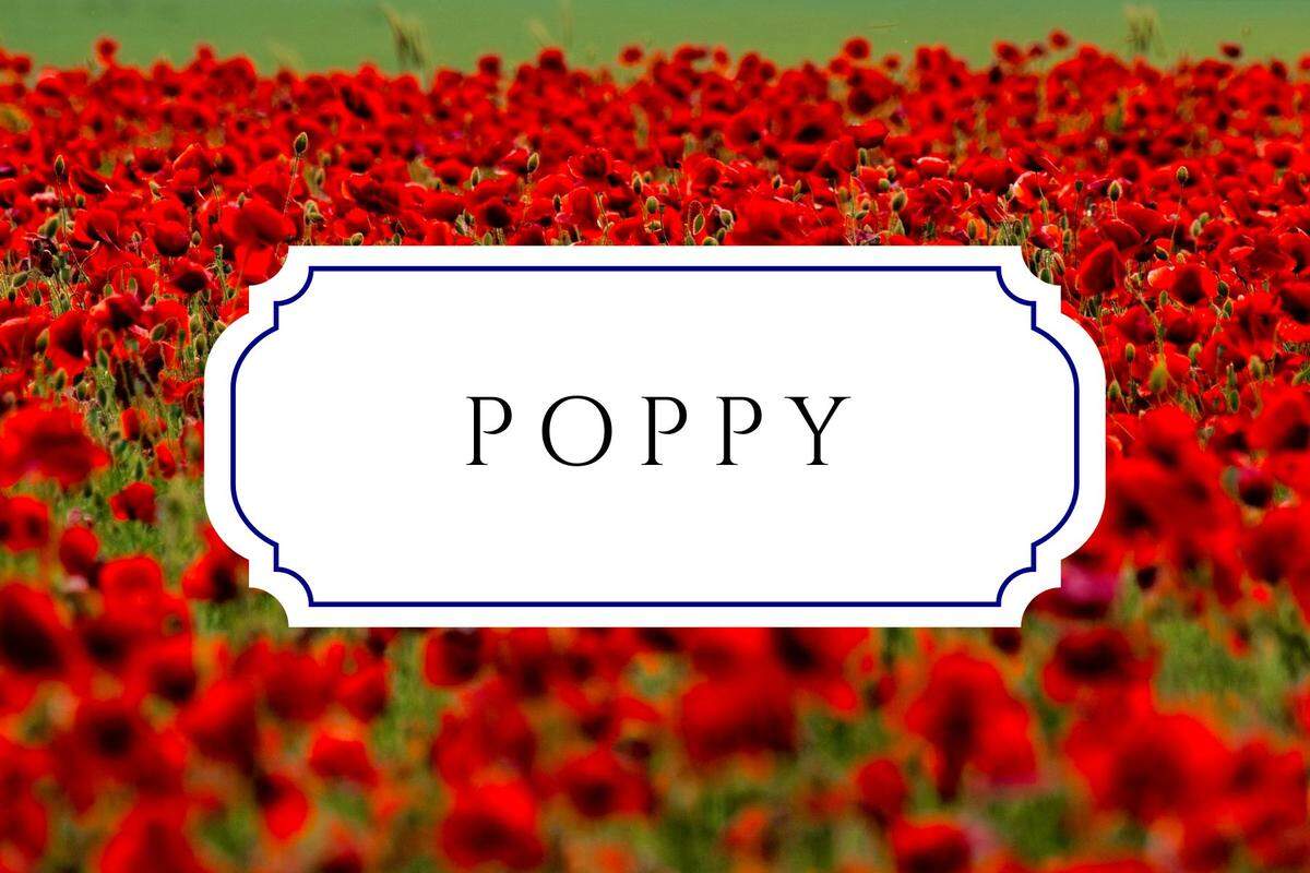 unique nature names poppy