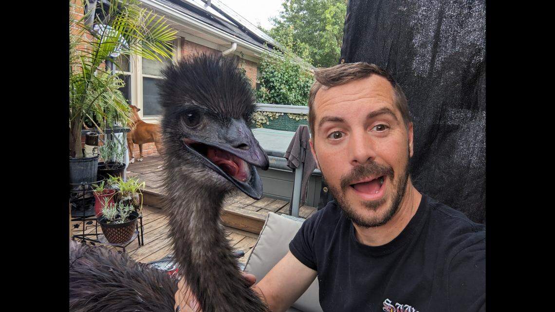 Nicholas Olenik of Virginia Beach fought and won a legal battle to keep his emotional support emu named Nimbus.