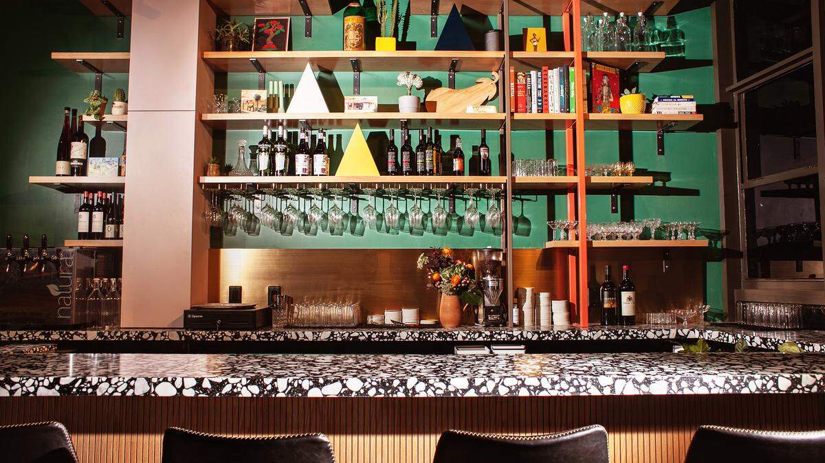 The bar area at the upcoming Boia De