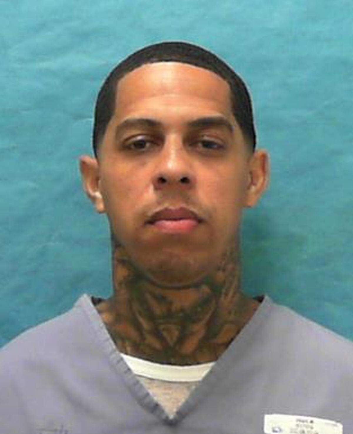 Marc Vega’s mugshot as he began his prison sentence in July 2014.