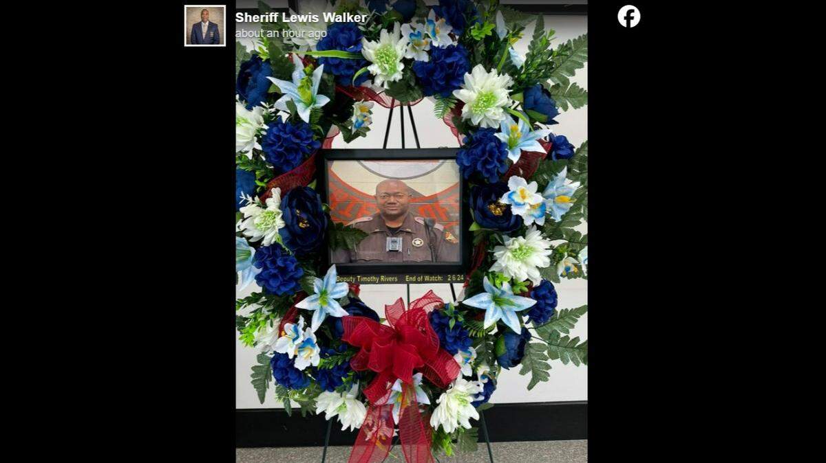 Deputy Timothy Tavarus Rivers died Tuesday, Feb. 6, following an on-duty crash in Crawford County, Georgia, the sheriff’s office said.