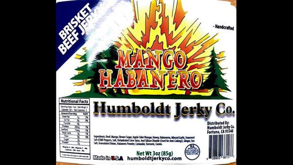 One of the Humboldt Jerky Co. varieties recalled.