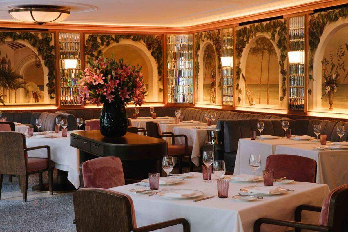 The dining room at the Surf Club Restaurant