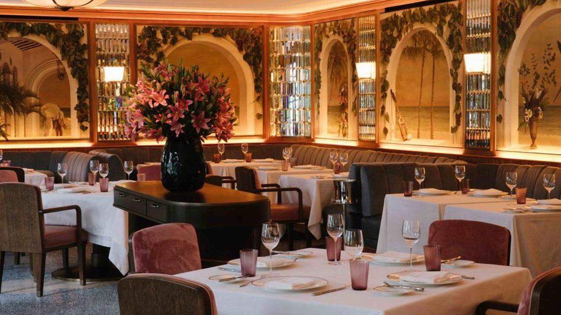 The dining room at the Surf Club Restaurant, which could very well be a restaurant recognized by a new Miami Michelin Guide.