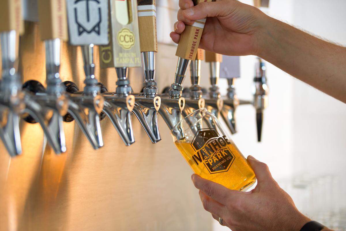 Kick off your brewery crawl with creative craft brews in a laid-back taproom.