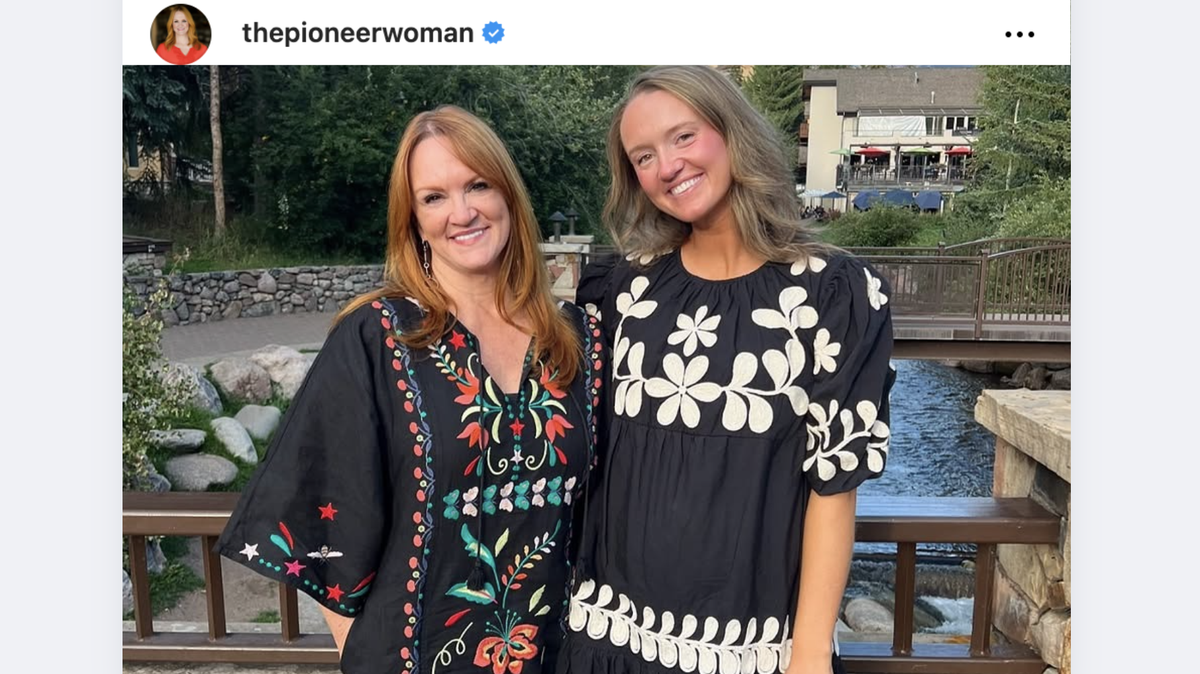 Ree Drummond with her daughter Alex.