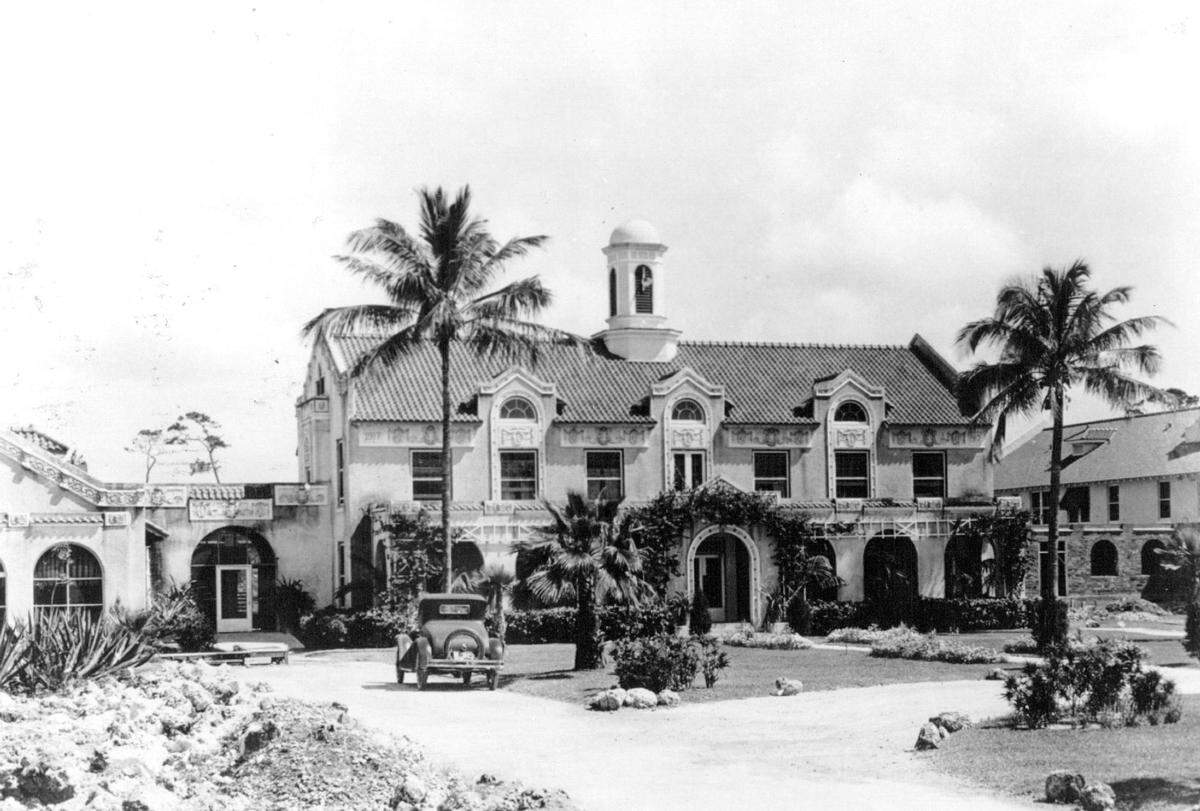 Miami City Hospital (The Alamo) in about 1920 became Jackson Memorial Hospital in 1924.