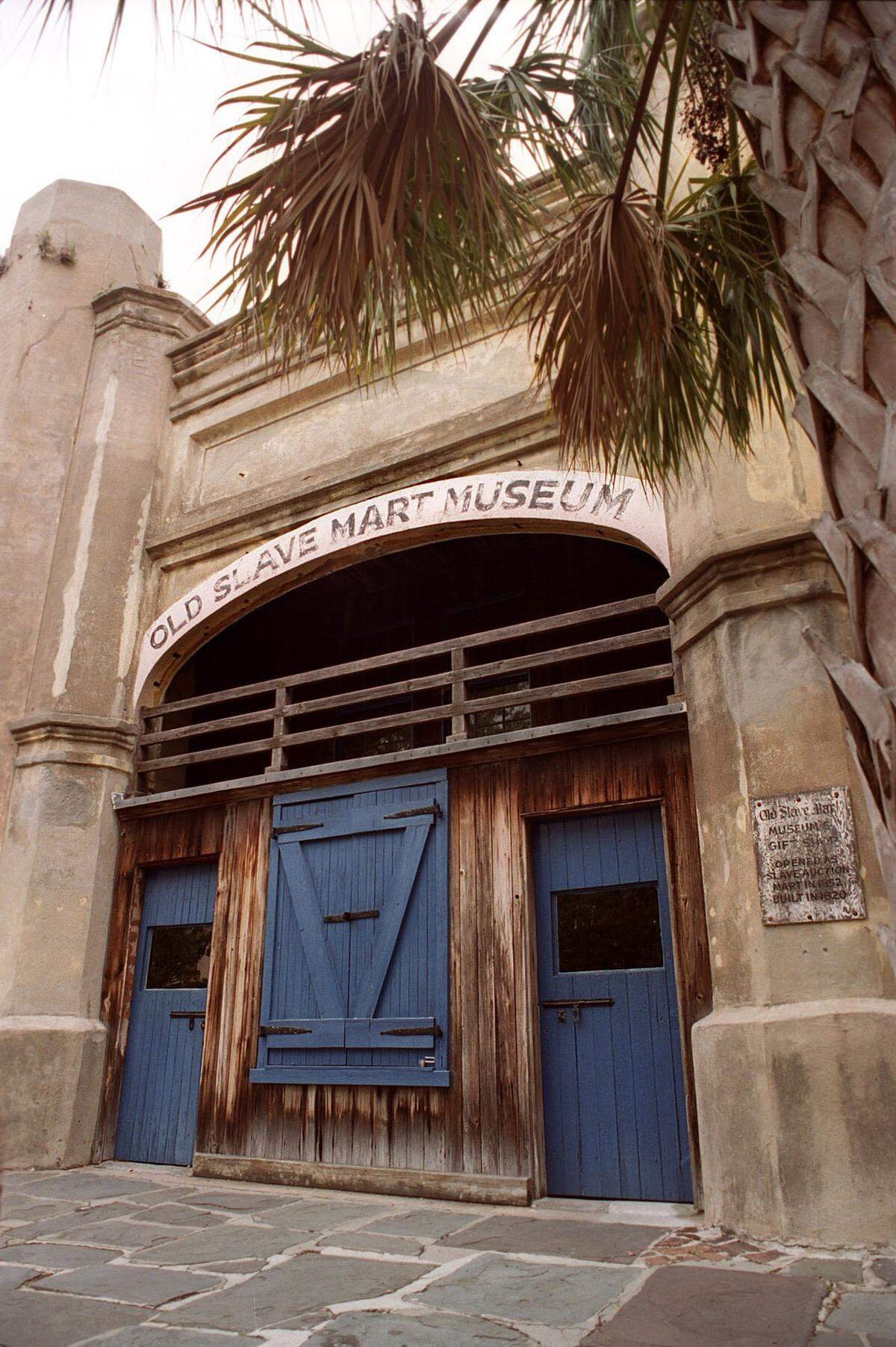 The entrance to the Slave Market and Museum in Charleston, South Carolina.