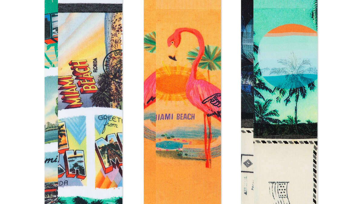 Dwyane Wade’s first drop in the PKWY Limited Edition Wade Remix Collection are an homage to Miami Beach.