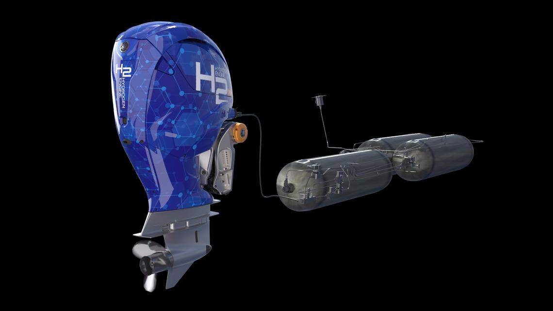 Yamaha prototype H2 engine with Roush prototype fuel system.